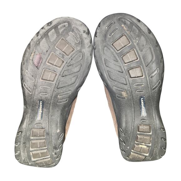 Land's End Loafers Women's Size 7.5 B Brown Suede Leather Slip On Shoes - Picture 6 of 7